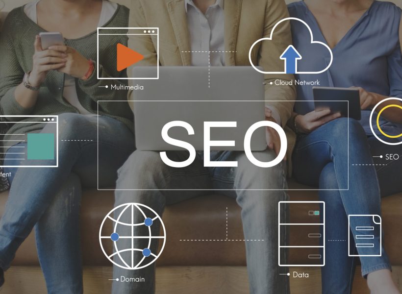 Big Data Domain Web Page SEO Concept